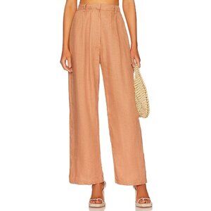 FAITHFULL THE BRAND Women's El Toro Pant Size S In Hazelnut